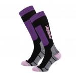 Ponožky Horsefeathers CAMOILA Thermolite SOCKS violet