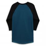 Tričko Vans CLASSIC RAGLAN BLUE CORAL/BLACK
