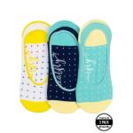 Ponožky Meatfly Low Socks Triple Pack, Yellow Dots