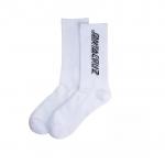 Ponožky Santa Cruz Contra Strip Sock White