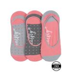 Ponožky Meatfly Low Socks Triple Pack, Grey Dots