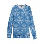 Termo tričko Burton MIDWEIGHT CREW BLUE DAILOLA SHIBORI