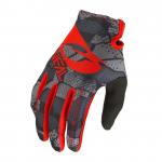 Cyklistické rukavice Oneal MATRIX Glove CAMO V.22 Black/Red