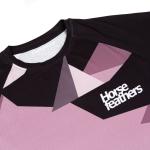 Dres Horsefeathers W QUANTUM L/S BIKE JERSEY orchid polygon