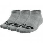 Ponožky Nike SB 3PPK NO SHOW SOCK dk grey heather/black