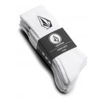 Ponožky Volcom Full Stone Sock 3-Pack White