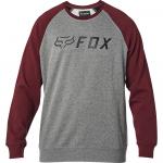 Mikina Fox Apex Crew Fleece Grey/Red