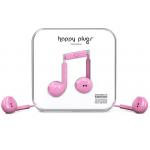 Sluchátka Happy Plugs Earbud Plus Pink