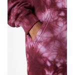 Mikina Converse GO-TO STAR DYED BRUSHED BACK FLEECE PULLOVER HOODIE VIOLET SHOCK/DARK BEETROO