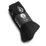 Ponožky Volcom Full Stone Sock 3-Pack Black