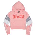 Mikina Converse Jersey PO Hoodie BLEACHED CORAL