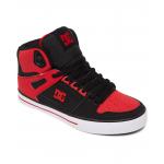 Boty DC PURE HIGH-TOP WC FIERY RED/WHITE/BLACK