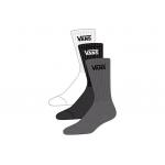 Ponožky Vans CLASSIC CREW BOYS BLACK ASSORT