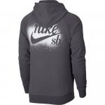 Mikina Nike SB HOODIE XLM ICON black/dark grey/white