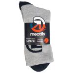 Ponožky Meatfly Long Triple Pack, Grey Bike