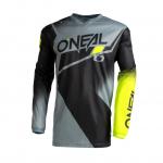 Pánský cyklodres Oneal Element Racewear  Black/Grey/Neon Yellow