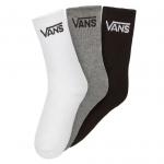 Ponožky Vans CLASSIC CREW BOYS BLACK ASSORT