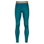 Termo spodky Ortovox 185 RocknWool Long Pants Pacific Green