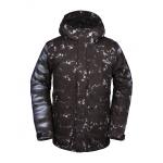 Zimní bunda Volcom Scortch Ins Jacket Black Print