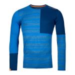 Termo tričko Ortovox 185 RocknWool Long Sleeve Just Blue