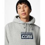 Mikina Converse CONS BRUSHED BACK FLEECE PULLOVER HOODIE VINTAGE GREY HEATHER