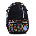 Batoh Converse STRAIGHT EDGE PRINTED BACKPACK BLACK/WASHED TEAL