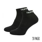Ponožky Horsefeathers RAPID PREMIUM 3PACK SOCKS black