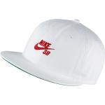 Kšiltovka Nike SB PRO CAP VINTAGE white/university red