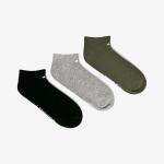 Ponožky Converse 3PP low cut Field/white Lt grey mel Black/white
