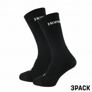 Ponožky Horsefeathers DELETE PREMIUM 3PACK SOCKS black