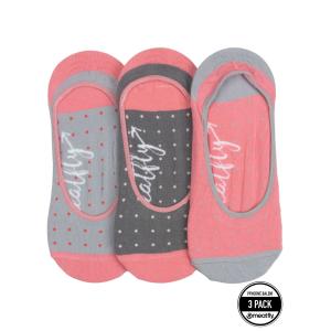 Ponožky Meatfly Low Socks Triple Pack, Grey Dots
