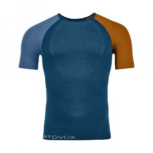 Termo tričko Ortovox 120 Competition Light Short Sleeve Petrol Blue