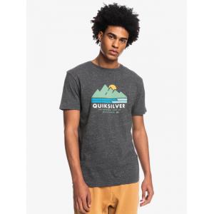 Tričko Quiksilver SCENIC RECOVERY SS CHARCOAL HEATHER