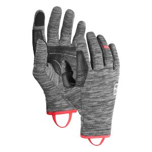 Rukavice Ortovox W's Fleece Light Glove Black Steel Blend