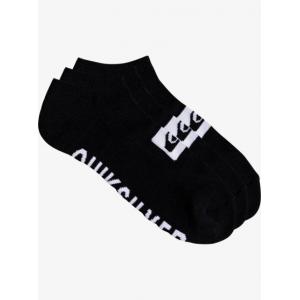 Ponožky Quiksilver 3 ANKLE PACK BLACK