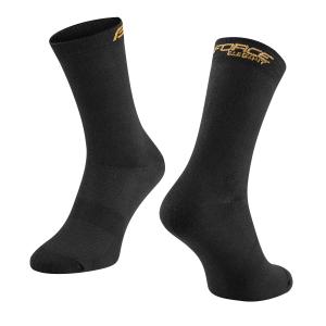 Ponožky FORCE ELEGANT vysoké,černo-zlaté
