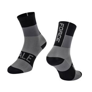 Ponožky FORCE HALE, černo-šedé