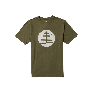 Tričko Burton Family Tree Short Sleeve T-Shirt Forest Moss
