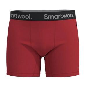 Boxerky Smartwool M ACTIVE BOXER BRIEF BOXED scarlet red