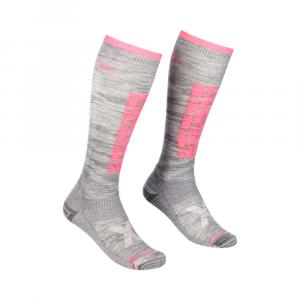 Ponožky Ortovox W's Ski Compression Long Socks Grey Blend