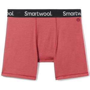 Boxerky Smartwool M BOXER BRIEF BOXED earth red