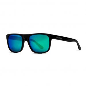 Sluneční brýle Horsefeathers KEATON SUNGLASSES gloss black/mirror green