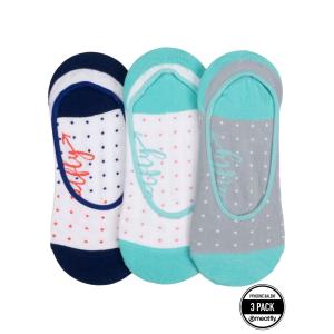 Ponožky Meatfly Low Socks Triple Pack, Blue Dots