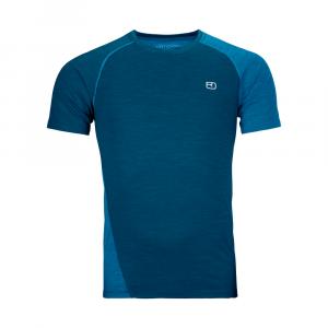 Termo tričko Ortovox 120 Cool Tec Fast Upward T-Shirt Petrol Blue Blend