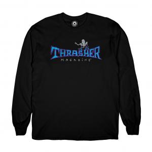 Tričko Thrasher Gonz Thumbs Up L/S Black