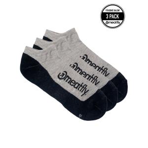 Ponožky Meatfly Boot Triple pack, Grey