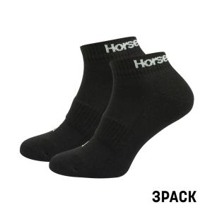Ponožky Horsefeathers RAPID 3PACK SOCKS black