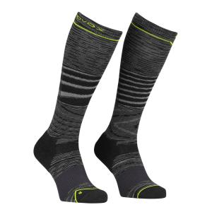 Podkolenky Ortovox Ski Tour Light Compression Long Socks Mens Black Steel Blend