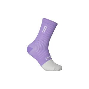 POC Flair Sock Mid Purple Amethyst/Hydrogen White