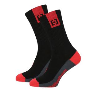 Horsefeathers Technické funkční ponožky Claw Long - black/flame